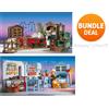 Playmobil Set 70894 Sala da Pranzo 70970 Cucina con Fornello Casa delle Bambo...