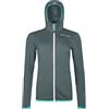 Ortovox Fleece Light Grid Hooded jacket donna