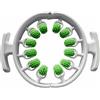 Lonnalee Massaggiatore per cellulite, manuale, copertura a 360°, massaggiatore anticellulite, rullo per massaggio a compressione e allungamento, cosce e glutei (verde, 1)