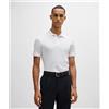 BOSS BLACK Boss Polo Pallas in Piqué di cotone con Logo Uomo