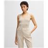 BOSS BLACK Boss Top Smanicato in maglia con scollo a V Donna