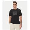 BOSS GREEN Boss T-Shirt in Jersey di Cotone con logo Fineline Uomo