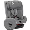 Lorelli Seggiolino Auto VOYAGER i-Size Grigio 40-150 cm con Cuscino da Viaggio