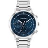 Calvin Klein Orologio Analogico Multifunzione al Quarzo da Uomo Collezione GAUGE con Cinturino in Acciaio Inossidabile Argentato - 25200063