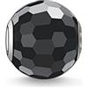 Thomas Sabo Karma Beads, Unisex, Bead Ossidiana Sfaccettata, Argento Sterling 925