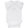 Bamboom Body bambino maniche corte con apertura laterale PURE Bamboom 0-0M
