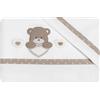 Coccolissimi Set lenzuola 3pz per carrozzina Orso cuore Coccolissimi Grigio