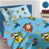 Hermet home Parure copripiumino junior singolo 1 piazza - Super Mario