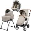 Peg Perego Trio Vivace Flex SLK Peg Perego con Home stand Beige