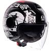 AGV - Casco AGV - Casco Eteres History Matt Nero / Bianco / Rosso