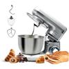 Avilia Impastatrice Planetaria in Acciaio Inox 1000W, Ciotola con Coperchio Paraschizzi 4,5L, Robot da Cucina Multifunzione Silenzioso