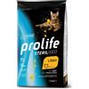 Prolife cat sterilised light manzo anatra e riso 400gr