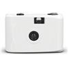 Jectse Fotocamera a pellicola riutilizzabile da 35mm per luce diurna, con custodia impermeabile per lo snorkeling, otturatore 1/100 f/9 obiettivo 28mm, distanza di messa a fuoco da