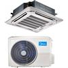 Midea CLIMATIZZATORE MIDEA CASSETTA A 4 VIE SLIM 90 x 90 MONOSPLIT 36000 BTU R32 A++/A++ MCD2-36HRFN8(GA)