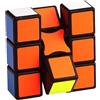 KRYMSON 1 pezzo 1 x 3 x 3 giocattoli dadi, giocattolo antistress, dadi trasformatori, mini giocattolo a cubetti, compiti di pensiero, adatto per bambini e adulti (nero)