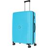 travelite valigia rigida grande, 4 ruote, ORBITA, trolley con guscio infrangibile e pratico divisorio interno, chiusura TSA, 77 cm, 103 litri