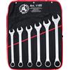 BGS SET SERIE PESANTE KIT DI 6 CHIAVI CHIAVE CROMATE COMBINATE A FORCHETTA 34-50 mm
