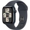 Apple Watch SE GPS 40mm Cassa Alluminio Mezzanotte con Mezzanotte Sport Band - M/L"