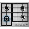 AEG 949 640 849 piano cottura Argento Da incasso 60 cm Gas 4 Fornello(i)"