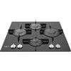 Hotpoint FTGHG 641 D/HA(BK) piano cottura Nero Da incasso 60 cm Gas 4 Fornello(i)"