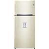 LG GTF744SEPED Frigorifero doppia porta, Classe E, 509L, Wi-Fi, Dispenser acqua, Sabbia"