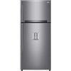 LG ELECTRONICS LG Frigorifero Doppia Dorta, Classe E, 509L, Wi-Fi, Dispenser Acqua, Inox GTF744PZPED