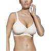 Selene, Reggiseno Donna in Cotone Traspirante, Senza Ferretto e Imbottitura, Collezione Blanca, Colore Rosa, Taglia 5C