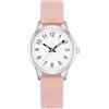 CIVO Orologio-Bambino Bambina-Analogico Impermeabile-Cinturino Silicone Rosa - Orologio Ragazzo Ragazza Elegante Semplice Luminoso Quarzo Orologio da Polso, Regalo Bambina 5-12 Anni