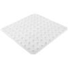 Gedy G-Solid Tappeto Antiscivolo Doccia con Ventose, Misure: 53x53, Tappetino Bagno in Resina, Finitura Trasparente, Design R&S, Made in Italy, Tappeto Lavabile in Lavatrice, 2 Anni di Garanzia