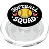 Squad de Softball Softball Squad Carino Fastpitch Softball Team Giocatori e tifosi PopSockets PopGrip per MagSafe