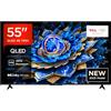 TCL 55T69C 55" QLED 4K HDR, Google TV, Smart TV (Dolby Vision & Atmos, Game Master, Motion clarity, compatibile con Google Assistant & Alexa)