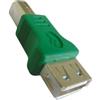 watiowave Adattatore USB 2.0 USB-A H a USB-B M, ad alta velocità di trasferimento, ideale per collegare stampanti e dispositivi di archiviazione.