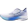 Mizuno Men's Wave Rider 28 Running Shoe, White Estate Blue, 44.5 EU