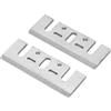 Walfront Una Coppia di Coltelli per Pialla da 82 Mm HSS per la Lavorazione del Legno Coltelli per Pialla Manuale e Elettrica Lama di Ricambio per Pialla Maklta 1900B