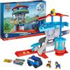 Paw Patrol, Quartier Generale, con Lanciatore per Veicoli, 2 Personaggi Paw Patrol, Veicolo della Polizia di Chase e Accessori, Giocattolo per Bambini e Bambine, 3+ anni