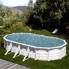 Gre Piscina Ovale Finlandia KIT730N - 730x375x120cm con Filtro a Sabbia