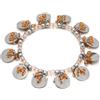 Vestopazzo Bracciale Elastico Monete Perline