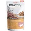 Italian Way CAT Kitten Natural Growth Sfilaccetti in salsa - Ricco in Tacchino con mirtilli rossi - 85 gr