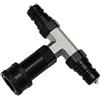 FX SDOPPIATORE CO2 a T - INNESTI RAPIDI 3/8 - 1 FEMMINA 2 MASCHI