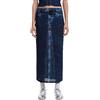 Desigual FAL_Shakespeare Skirt, Blu, M Donna