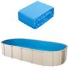 VEVOR Rivestimento per Piscina Ovale per Piscina 22 x 12,3 Piedi, Rivestimento Protezione per Pareti di Piscine Fuori Terra Altezza 52 Pollici Stile Unibead, Rivestimento Piscina in Materiale Vinile