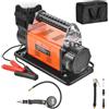 VEVOR Compressore d'Aria per Carichi Pesanti 12V, Gonfiatore per Pneumatici Portatile 200L/min, Kit di Gonfiaggio Pneumatici con Manometro Digitale, 10,3 Bar Adattatori per Camion, Auto, SUV, 4x4, RV