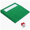 VEVOR Monte di Lancio Portatile per Baseball, 78,74 cm Attrezzatura per Allenamento e Pratica di Lancio per Interni Esterni, Erba Sintetica Anti-Scolorimento, Gomma per Lancio, Maniglia per Trasporto