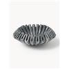 Westwing Collection Ciotola decorativa in marmo fatta a mano Santorini Ø 18 cm - Grigio