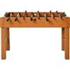 HOMCOM Calcio Balilla Professionale per Adulti e Bambini in MDF, con 2 Palline, Segnapunti e 22 Giocatori, 122x61x80.7cm