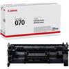 Canon 070 Cartuccia Toner Originale Nero