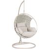 Bizzotto Poltrona Sospesa Galapagos Max 130 Kg Bianco
