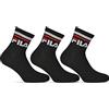 Fila F9398, Calze Unisex, Black, 43/46
