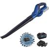 ENG PRO Soffiatore a batteria Soffiatore foglie 20V| Linea Professionale a Batteria ONE4ALL | Potenza di Soffiaggio 68 m3/h e Velocità aria 180 km/h (1 Batteria 4.0Ah + caricabetterie)