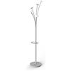 Alba 74264 Appendiabiti 5 Posti 175Cm Grigio/Bianco C/Portaombrelli
